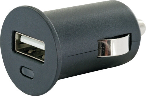 LADEADAPTER 12V 1X USB, 2.4A, SCHWARZ