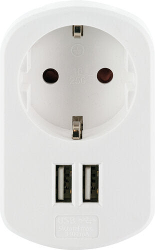 LADEADAPTER KOMPAKT LED-ANZEIGE 230V