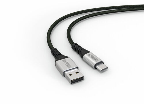 LADEKABEL USB-C AUF USB-A SCHWARZ 1,2M