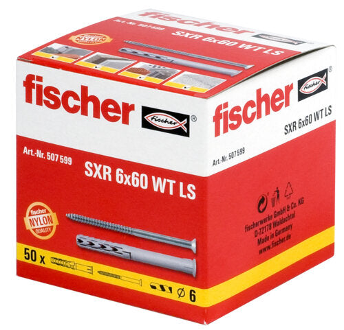 LANGSCHAFTDÜBEL SXR 6X60WT LS (50 STÜCK)