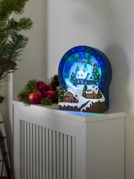 LED DORF GLAS 9 BUNTE DIODEN INNEN