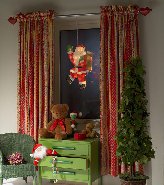 LED FENSTERBILD WEIHNACHTSMANN