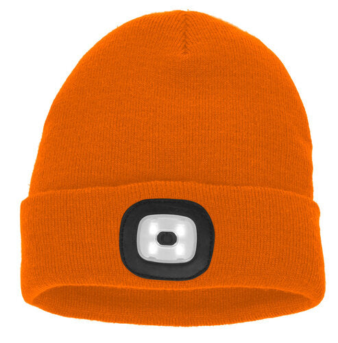 LED KINDERMÜTZE MALIX ORANGE EINHEITSGR