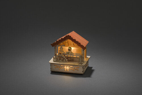 LED MARKTSTAND NATUR ORANG.DACH INNEN