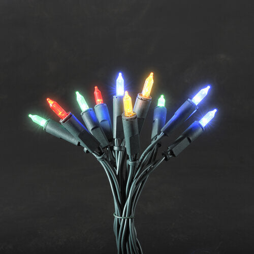 LED MINILICHTERKETTE 50 BUNTE DIOD. 230V
