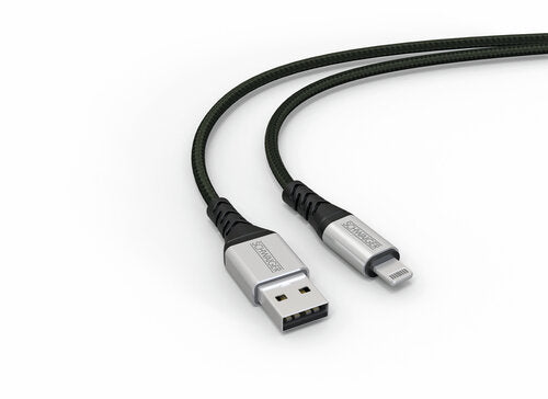 LIGHTNING LADEKABEL USB-A SCHWARZ 1,2M