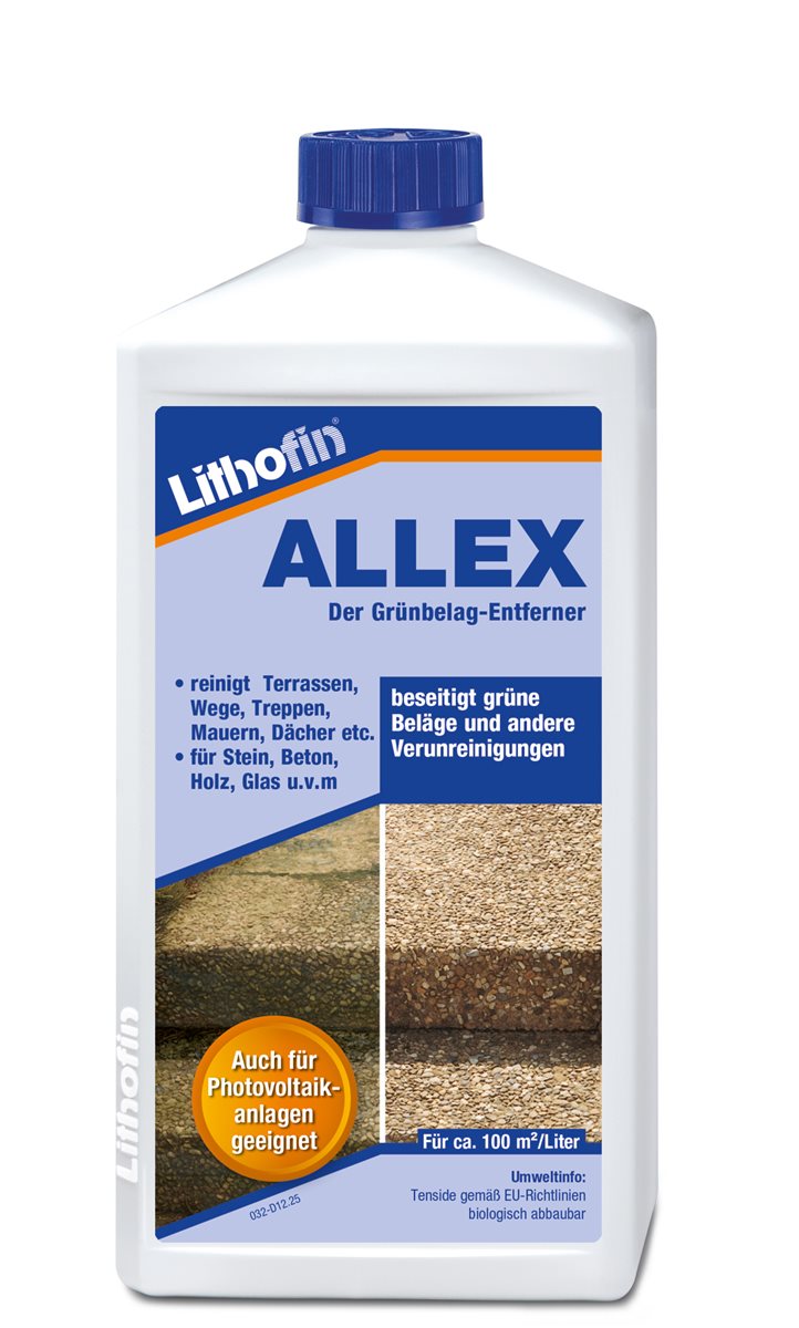 LITHOFIN ALLEX GRÜNBELAGENTFERNER 1L