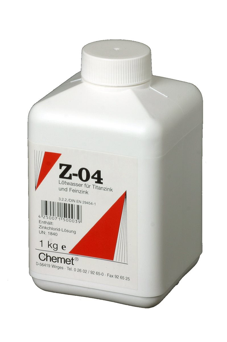 LÖTWASSER Z-04 1 KG FÜR TITANZINK
