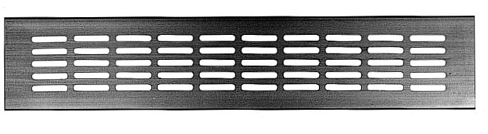 LÜFTUNGSBLECH ALU 400X80 MM MATT-ELOX.