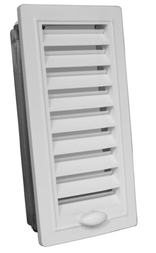 LÜFTUNGSGITTER KUNSTST. 9X28 WEISS