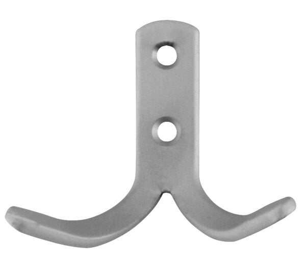 MANTELHAKEN ALU SILBERF. ELOXIERT 60 MM