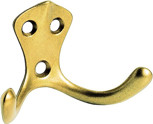 MANTELHAKEN SCHWER ALU POLIERT 50 MM
