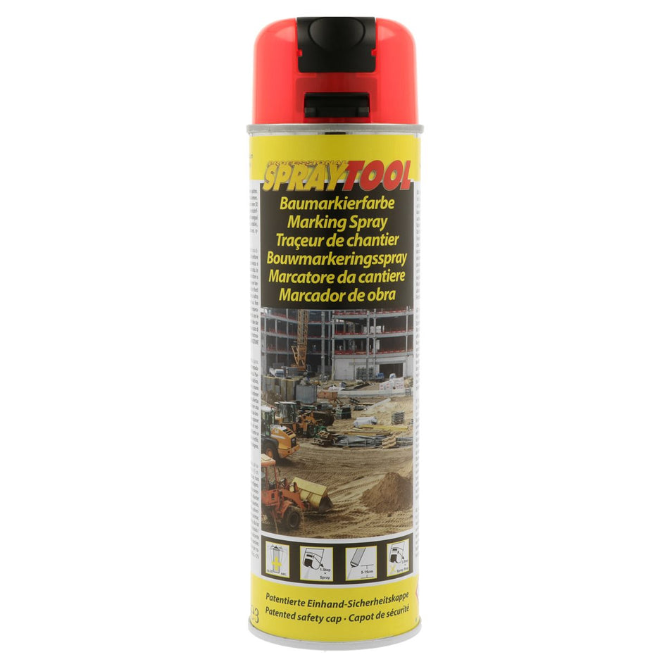 MARKIERUNGSSPRAY NEONROT 500ML