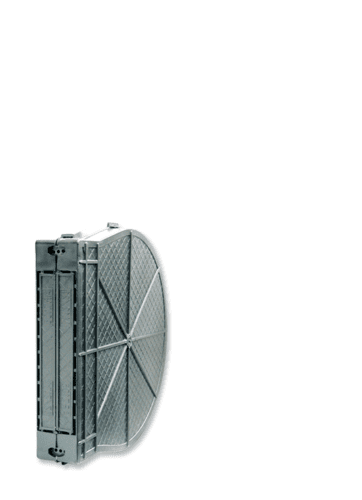 MAUERKASTEN LOCHABSTAND 105 MM SCHWARZ