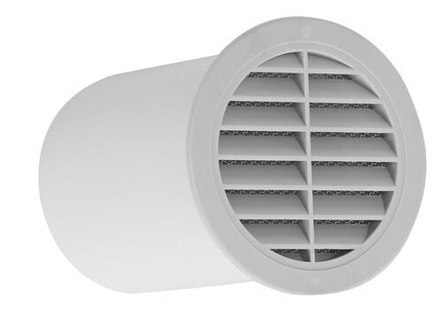 MAUERLÜFTER DN 100 LÄNGE 150 MM WEISS