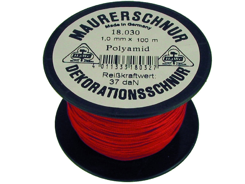 MAURERSCHNUR POLYAETH. ROT 50X1,7