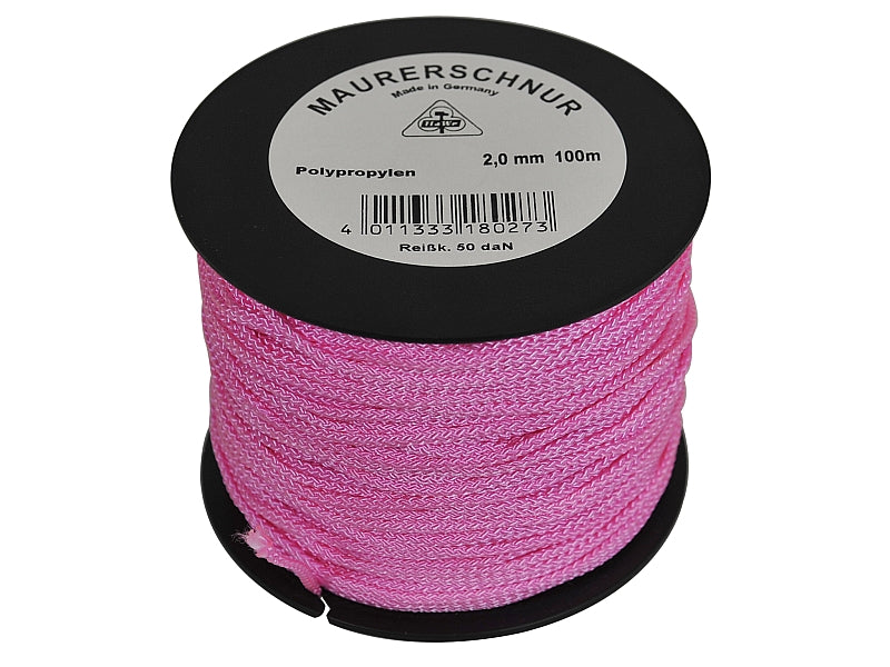 MAURERSCHNUR PP LICHTPINK Ø 2,0 MM/100 M