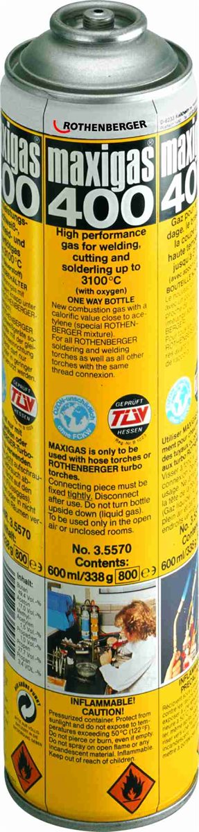 MAXIGAS 400 SCHWEIßGAS 600 ML