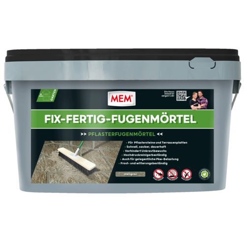 MEM FIX-FERTIG FUGENMÖRTEL STEINGRAU25KG