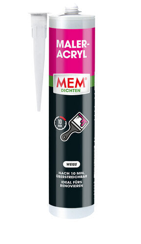MEM-MALER-ACRYL 300 ML WEIß