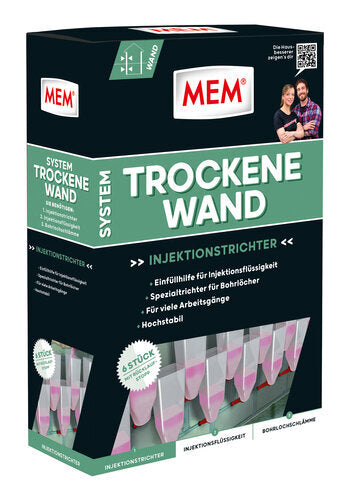 MEM TROCKENE WAND INJEKTIONSTRICHTER 6ST