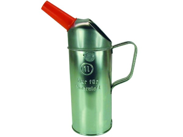MEßBECHER WEIßBLECH M.AUSGUß 1 L