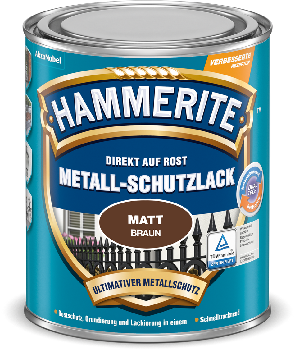 MET.SCHUTZLACK BRAUN MATT 250ML