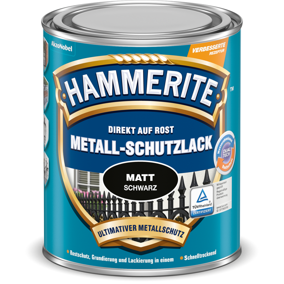 MET.SCHUTZLACK SCHWARZ MATT 750ML