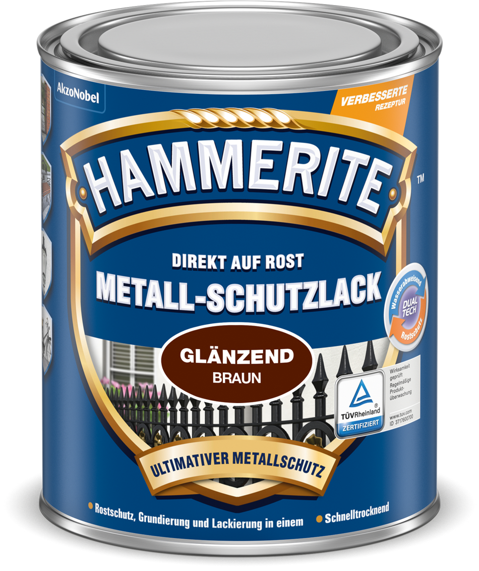MET.SCHUTZLACK BRAUN GLZD. 250ML