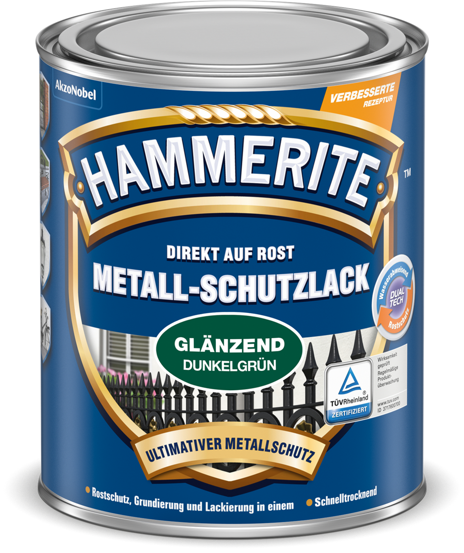 MET.SCHUTZLACK DUNKELGRÜN GLZD. 250ML