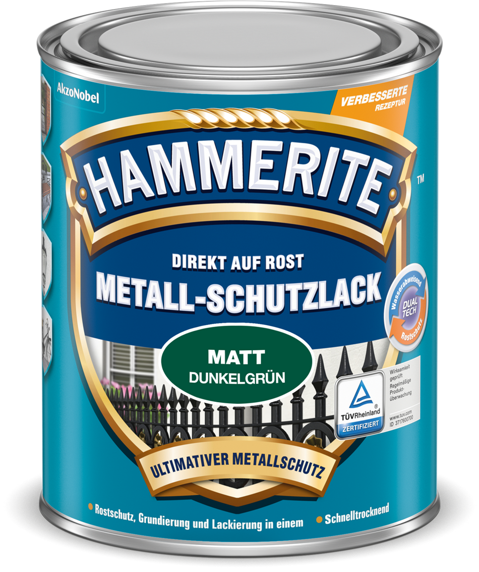 MET.SCHUTZLACK DUNKELGRÜN MATT 250ML