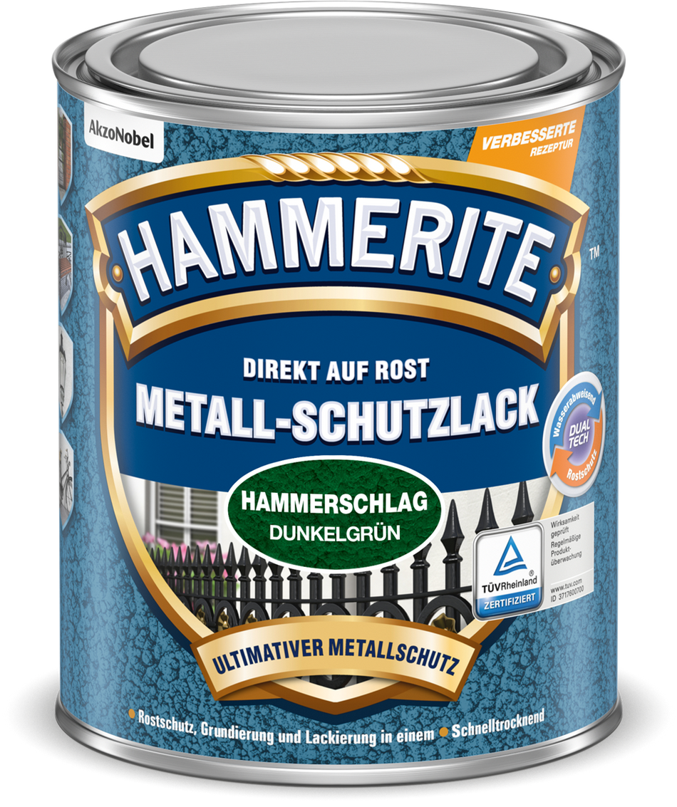 MET.SCHUTZLACK HAMMERSCH. DKL-GRÜN 250ML