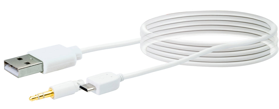 MICRO USB KABEL SYNC&CHARGE WEIß 2M