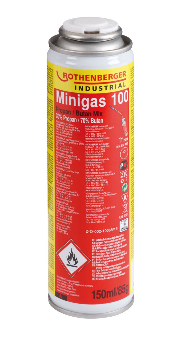 MINIGAS 100 PROPAN\/BUTAN 150ML
