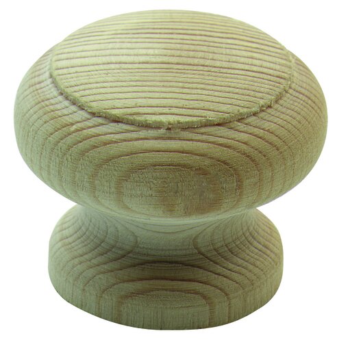 MÖBELKNOPF KIEFER NATUR LACKIERT 30 MM