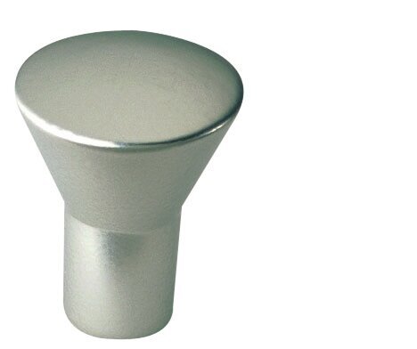 MÖBELKNOPF ZAMAK MATT VERNICKELT 16 MM