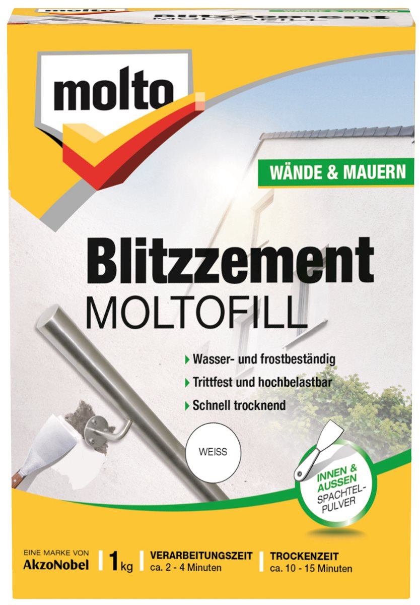 MOLTOFILL BLITZZEMENT WEIß AUSSEN+INNEN