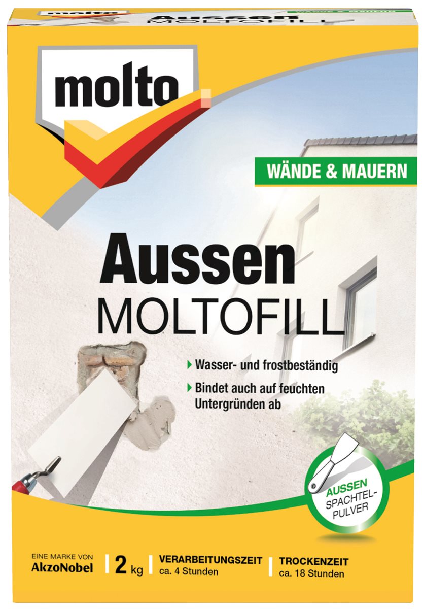 MOLTOFILL SPACHTELPULVER AUSSEN 2KG