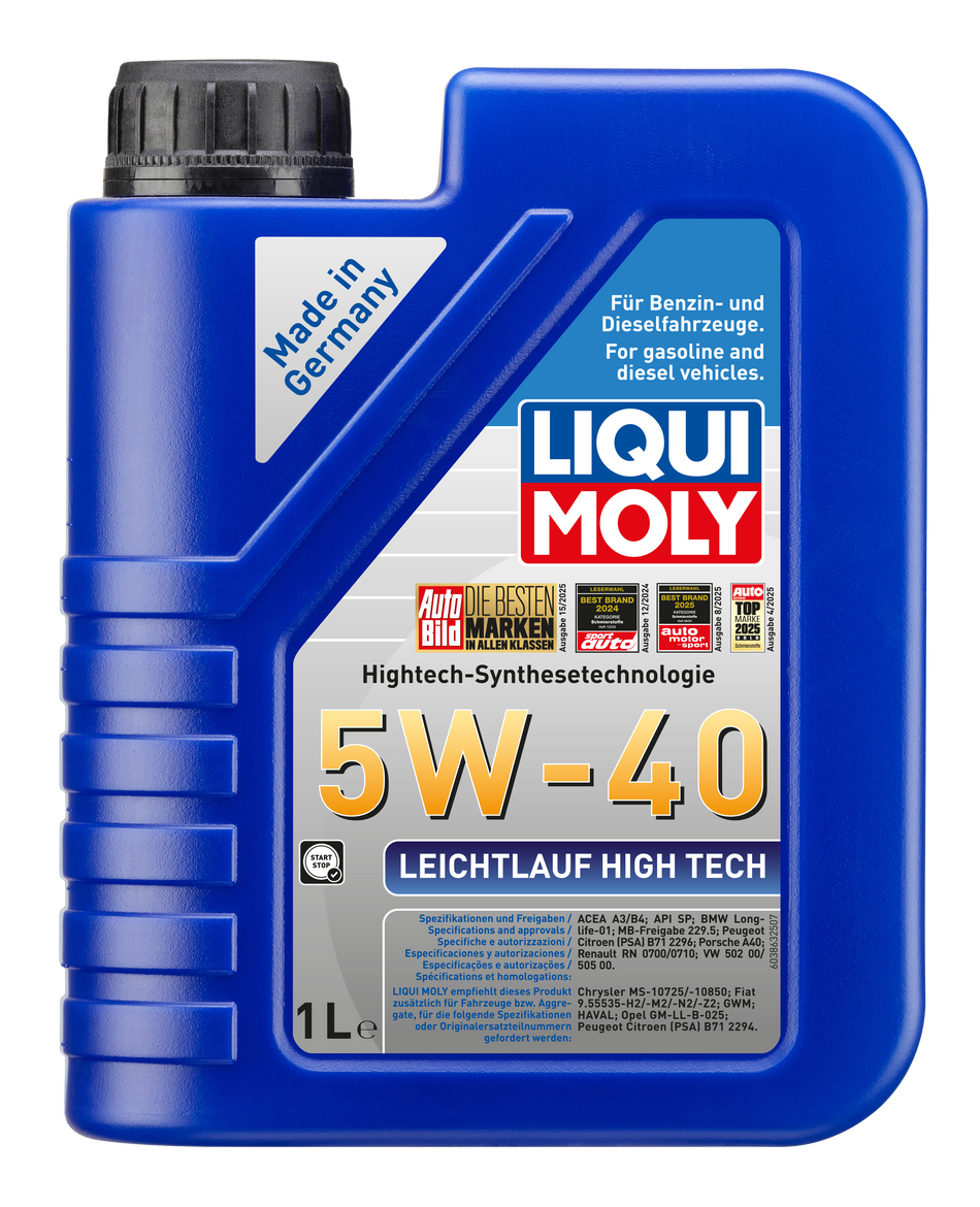 MOTORENÖL LEICHTLAUF HIGH TECH 5W-40 1 L