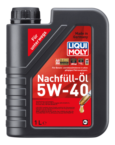 NACHFÜLL-ÖL 5W-40 1 L