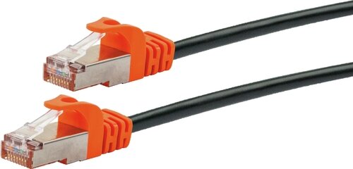 NETZWERKKABEL CAT7 S/FTP SCHWARZ 5M