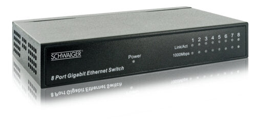 NETZWERKSWITCH 8-FACH