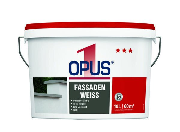 OPUS1 FASSADEN WEISS 10L