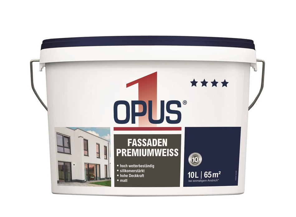 OPUS1 FASSADEN PREMIUMWEISS 10 L