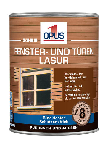 OPUS1 FENSTER TÜREN LASUR BUCHE 2,5L