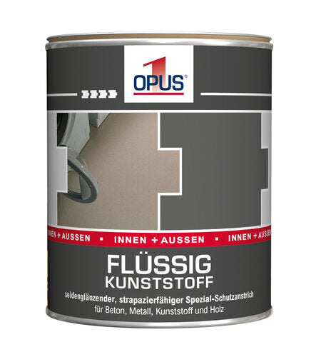 OPUS1 FLÜSSIG-KUNSTSTOFF REINWEISS 0,75L