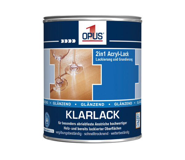 OPUS1 KLARLACK WV GLÄNZEND 0,75L