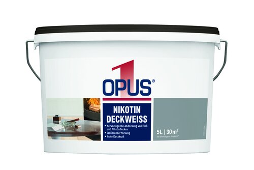 OPUS1 NIKOTIN DECKWEISS 5 L