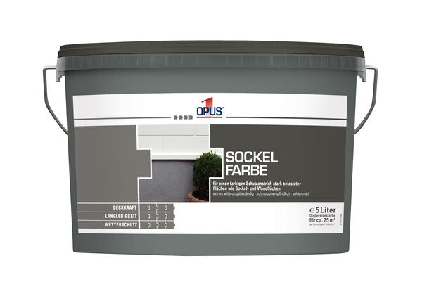OPUS1 SOCKELFARBE SCHIEFER 5L