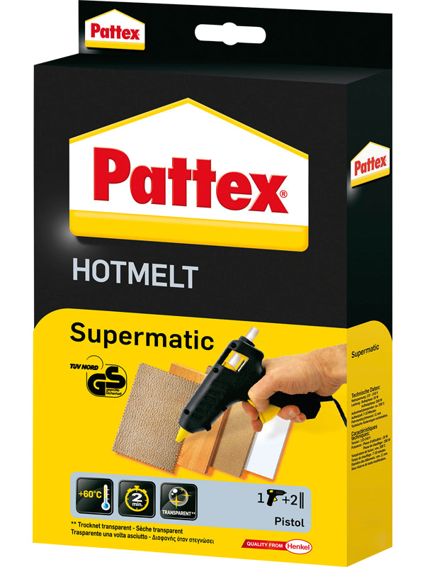 PATTEX PISTOLE SUPERMATIC IN HÄNGEFALTS.